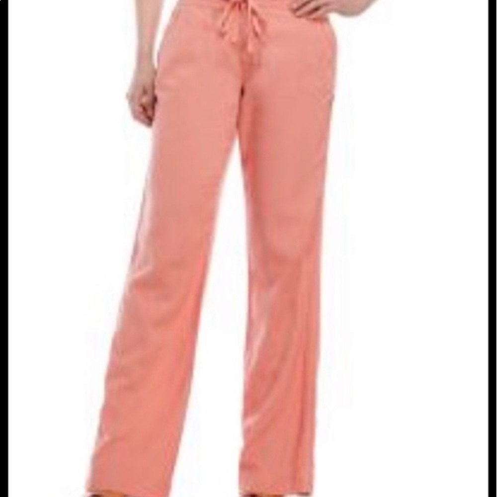 NEW Jessica Simpson Salmon Linen Pants, Size S NWT